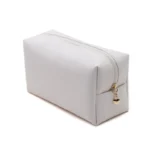 Canvas Cosmetic Bag Zipper Closure Brush Pocket Waterproof Travel Pouch Style...