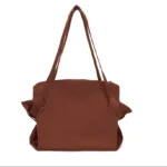 Women's Large-Capacity Travel Camping Storage Tote Bag Brown Picnic Blanket P...